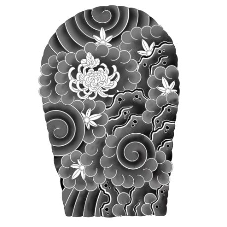 1 Sheet Full Arm Full Wrap Floral Arm Waterproof Temporary Tattoo