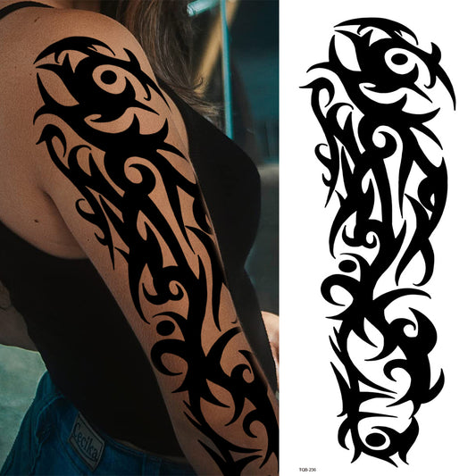 3 Sheets Totem Tribe Tribal Full Arm Sleeves