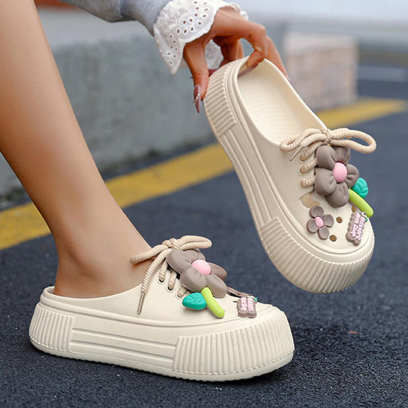 💖2025 HOT SALE 49% OFF🌈Women’s Breathable Slippers with Flower Decoration🌴