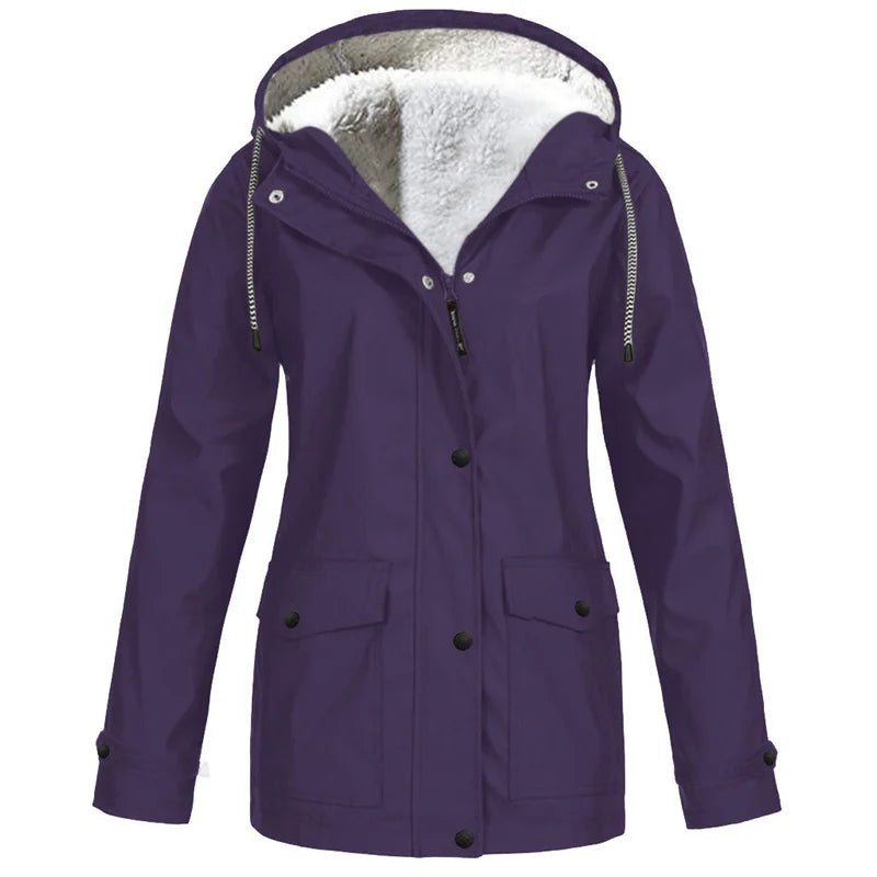 🔥FREE SHIPPING-Women's Padded Jacket Hooded Punching Jacket