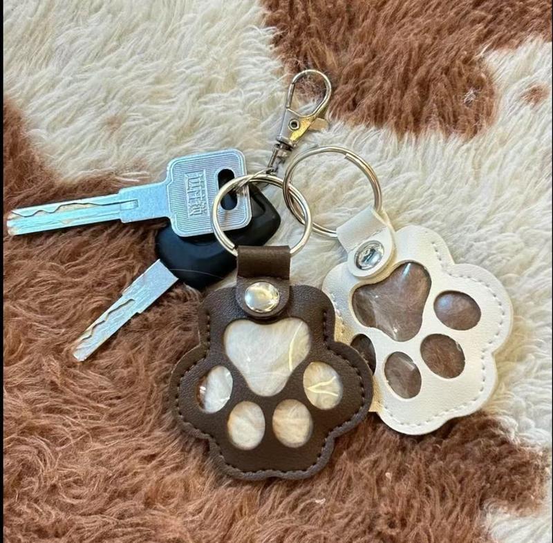 🔥Last Day Promotion 50% OFF🔥 Leather keychain to remember your pet 🐾 Keep the memory close to you always