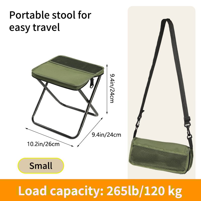 🔥49% OFF🔥Ultra-Light Folding Stool – Supports Up to 265 lbs