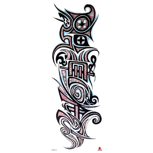Full Arm Temporary Tattoo Combo