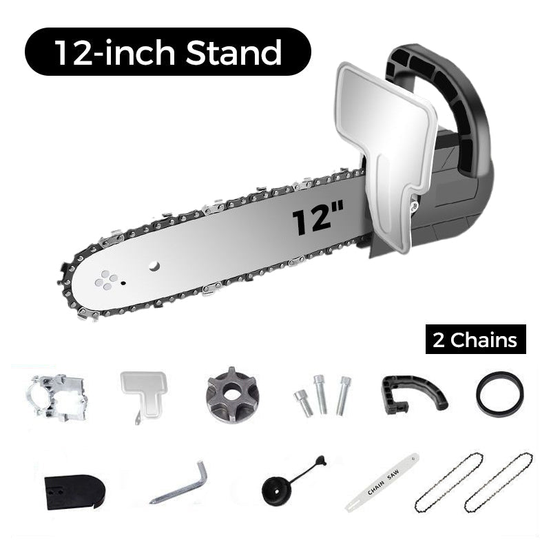 ⏳Time-limited Special🔥Angle Grinder Converted Electric Chainsaw Kit