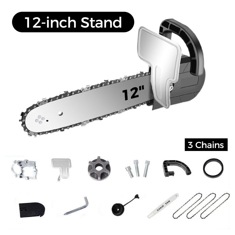 ⏳Time-limited Special🔥Angle Grinder Converted Electric Chainsaw Kit