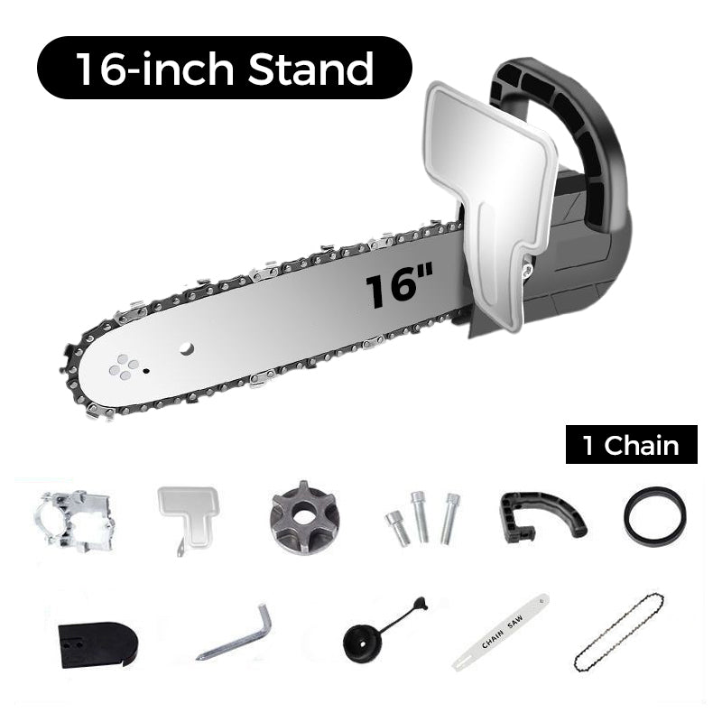 ⏳Time-limited Special🔥Angle Grinder Converted Electric Chainsaw Kit