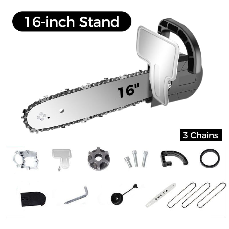 ⏳Time-limited Special🔥Angle Grinder Converted Electric Chainsaw Kit