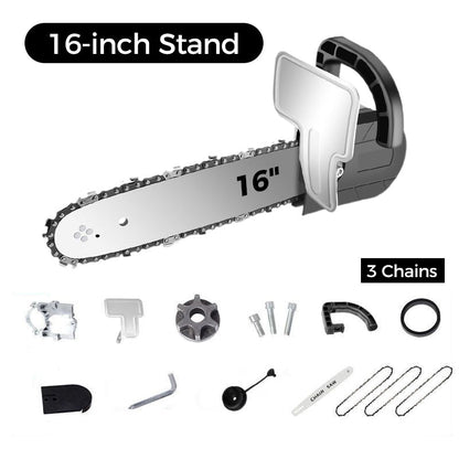 ⏳Time-limited Special🔥Angle Grinder Converted Electric Chainsaw Kit