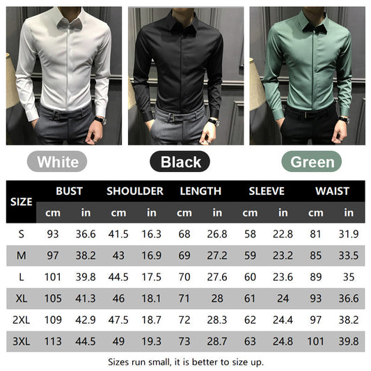 🔥2025 HOT SALE🔥Men's Wrinkle-Free Button-Down Shirt