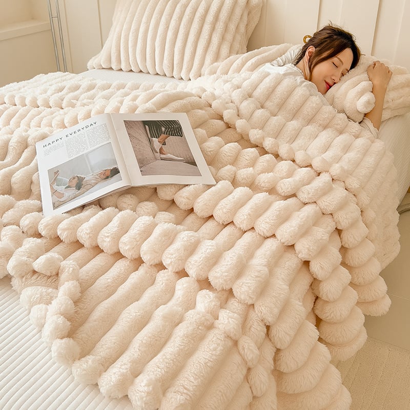 🔥Popular soft plush nap blanket