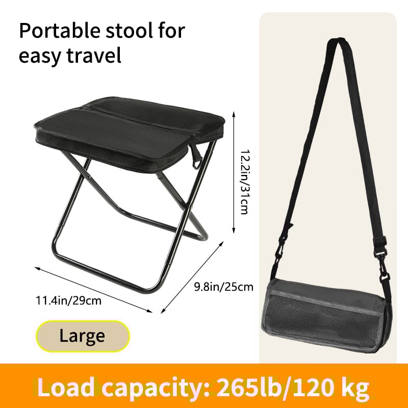 🔥49% OFF🔥Ultra-Light Folding Stool – Supports Up to 265 lbs