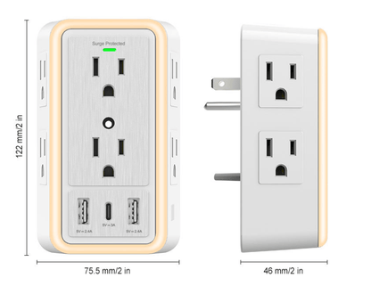 ✨ Multi Plug Outlet Surge Protector