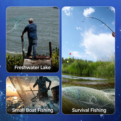 🔥2025 Hot Sale 49% Off🔥Fishing Gill Net with Spring Bait Trap