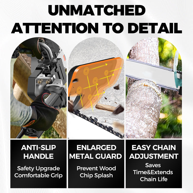 ⏳Time-limited Special🔥Angle Grinder Converted Electric Chainsaw Kit