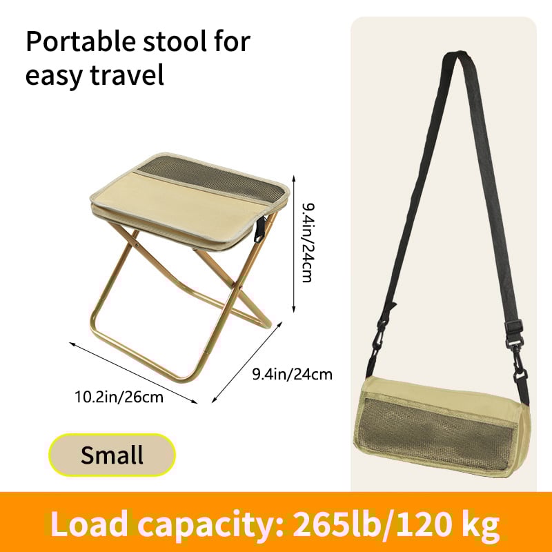 🔥49% OFF🔥Ultra-Light Folding Stool – Supports Up to 265 lbs