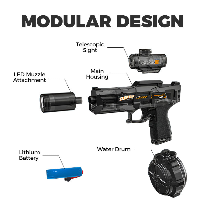 🌊Summer Discount - 49% Off💦🔫Fast Mode Ice Explosion Pistol Water Gun