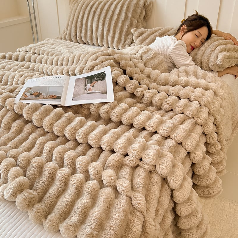 🔥Popular soft plush nap blanket