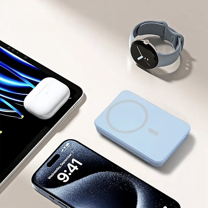 🔥Flash Sale 49% OFF⚡ Portable Wireless Magnetic Power Bank (10000mAh)
