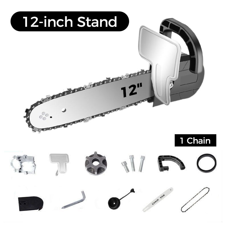 ⏳Time-limited Special🔥Angle Grinder Converted Electric Chainsaw Kit