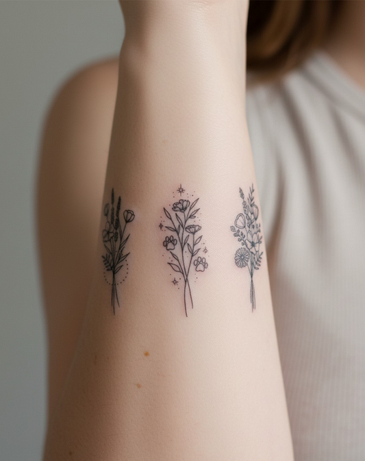 Line Art Flower