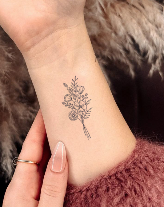 Line Art Flower