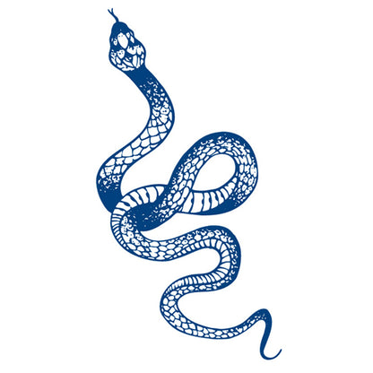 8 Sheets Semi Permanent Snake Tattoos Stickers