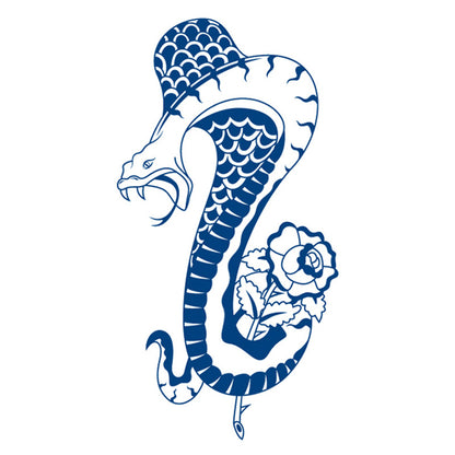 8 Sheets Semi Permanent Snake Tattoos Stickers