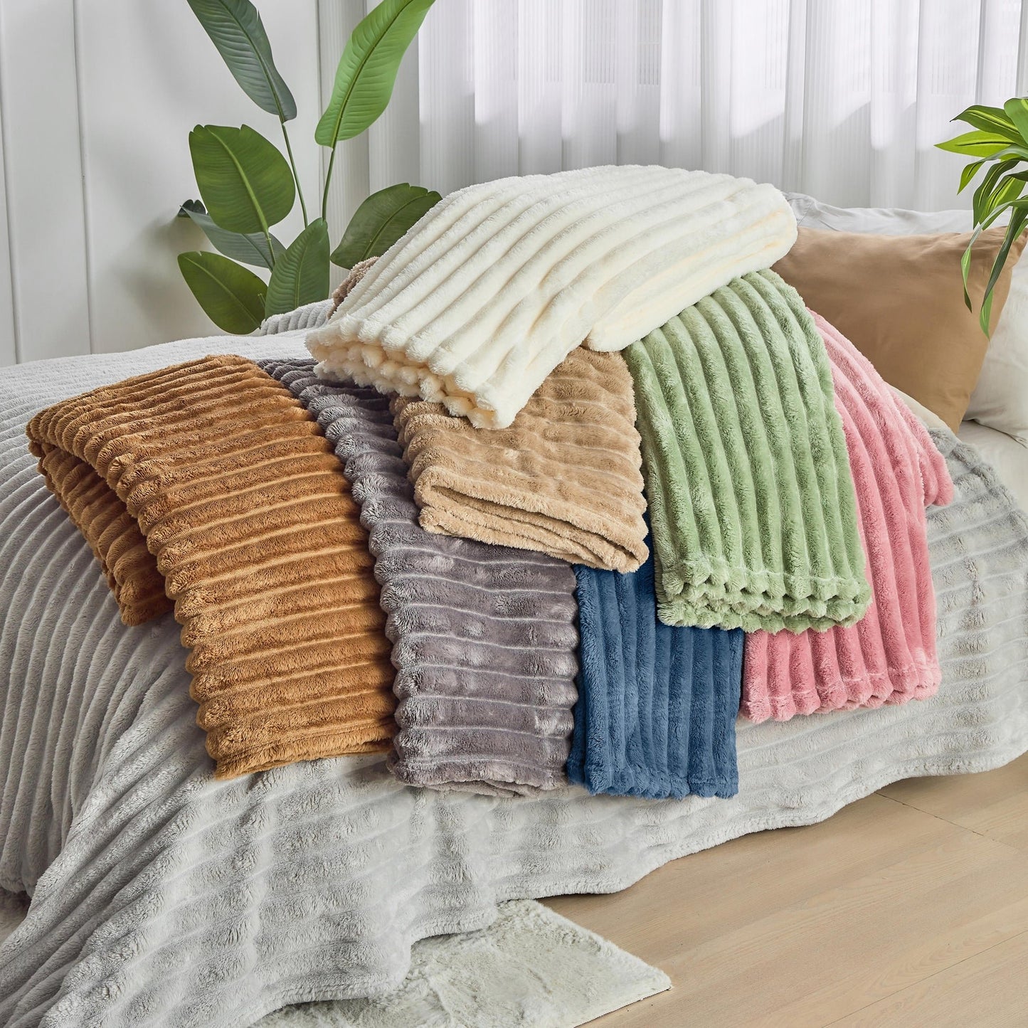 🔥Popular soft plush nap blanket
