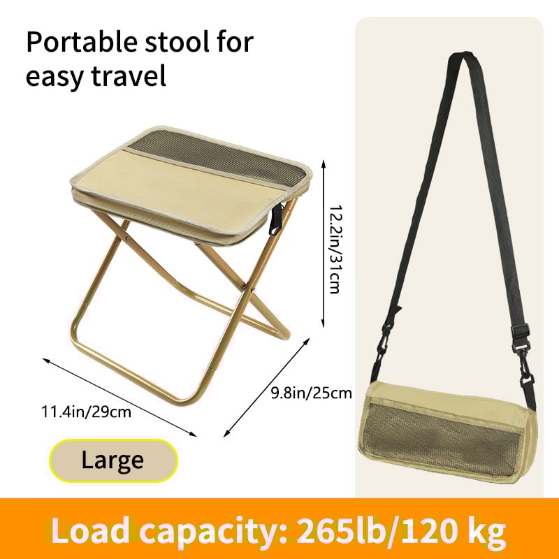 🔥49% OFF🔥Ultra-Light Folding Stool – Supports Up to 265 lbs