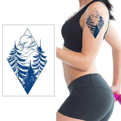 5 Sheets Semi-Permanent Forest Bear Tattoo Stickers