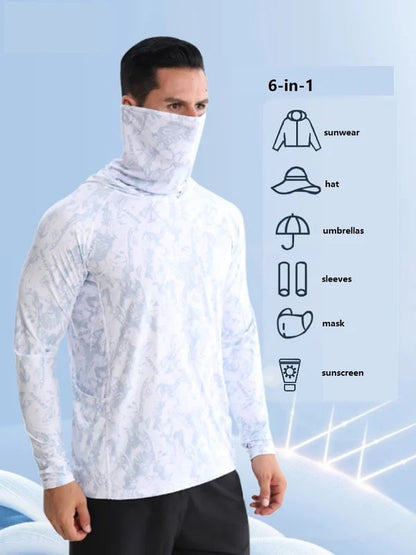 ⏳Anti-Seasonal Promotions🔥6-in-1 professional UPF50+ Fishing Clothing🎣 🌞Sun protection, Wind protection🌪️