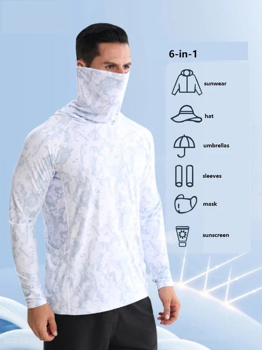 ⏳Anti-Seasonal Promotions🔥6-in-1 professional UPF50+ Fishing Clothing🎣 🌞Sun protection, Wind protection🌪️