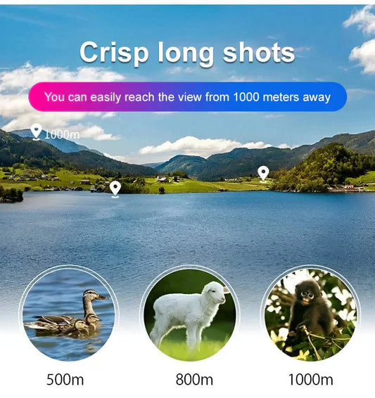 📱🔭 High-Power HD Mobile Phone Camera Telephoto Lens Telescope - Super Zoom Capture the Distance!