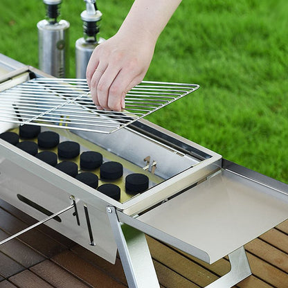 🔥Hot Sale 49% 0FF🔥Stainless Steel Folding Outdoor Barbecue
