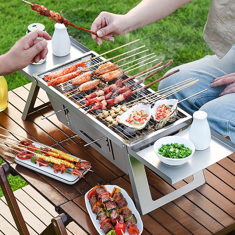 🔥Hot Sale 49% 0FF🔥Stainless Steel Folding Outdoor Barbecue