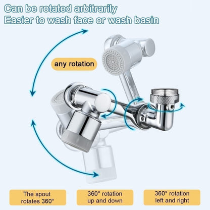 💥Water tap with rotating robot arm 1080°