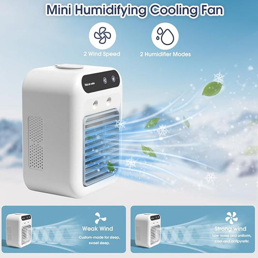 ❄️Summer Sale 73% off ❄️ Mini Portable Air Conditioner with Cooling and Humidification Function
