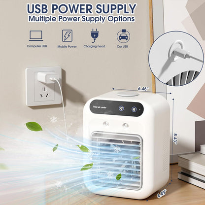 ❄️Summer Sale 73% off ❄️ Mini Portable Air Conditioner with Cooling and Humidification Function