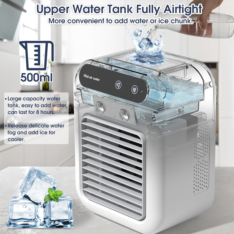 ❄️Summer Sale 73% off ❄️ Mini Portable Air Conditioner with Cooling and Humidification Function
