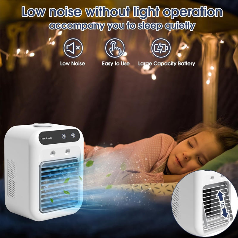 ❄️Summer Sale 73% off ❄️ Mini Portable Air Conditioner with Cooling and Humidification Function