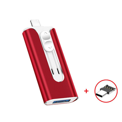 16GB~1TB Micro USB + MFi Certified Lightning + 8 Pin + USB 3.0 ⚡4 in1 Flash Drive for iPhone/iPad/Android/PC⚡