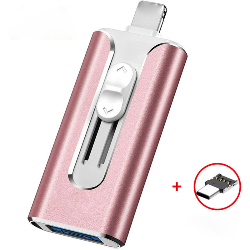 16GB~1TB Micro USB + MFi Certified Lightning + 8 Pin + USB 3.0 ⚡4 in1 Flash Drive for iPhone/iPad/Android/PC⚡