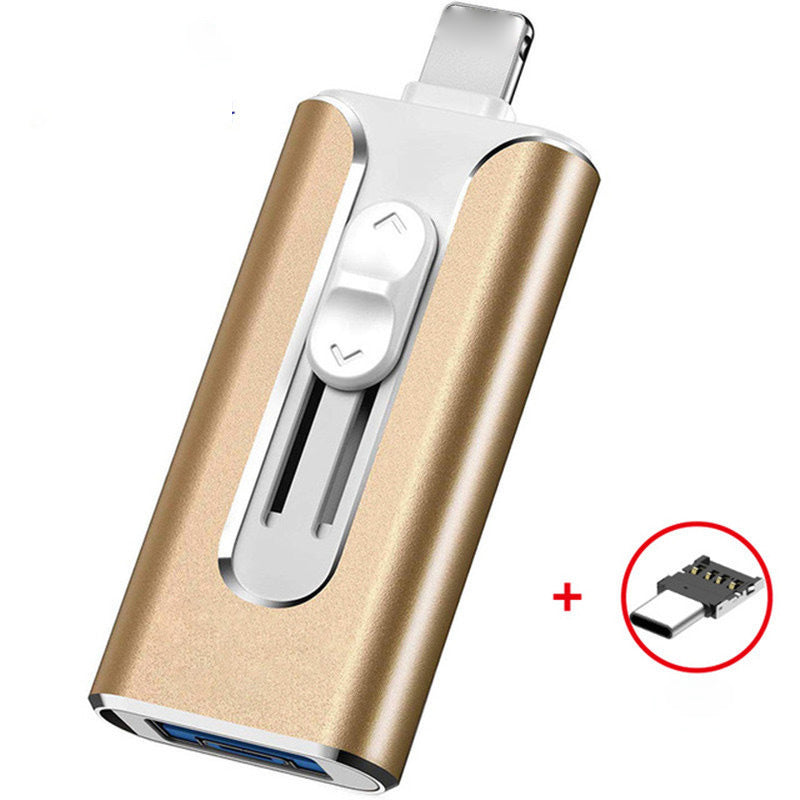 16GB~1TB Micro USB + MFi Certified Lightning + 8 Pin + USB 3.0 ⚡4 in1 Flash Drive for iPhone/iPad/Android/PC⚡