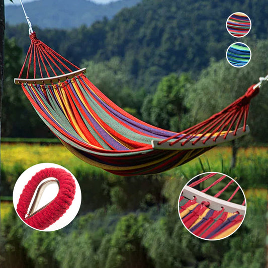✨LIMITED SALE 50% OFF✨Reinforced & Multi-Person Striped Hammock