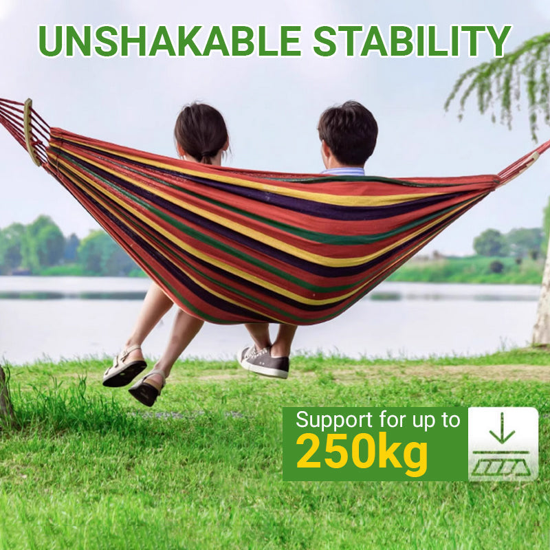 ✨LIMITED SALE 50% OFF✨Reinforced & Multi-Person Striped Hammock