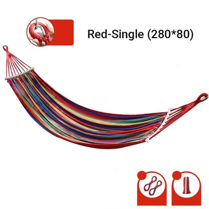✨LIMITED SALE 50% OFF✨Reinforced & Multi-Person Striped Hammock