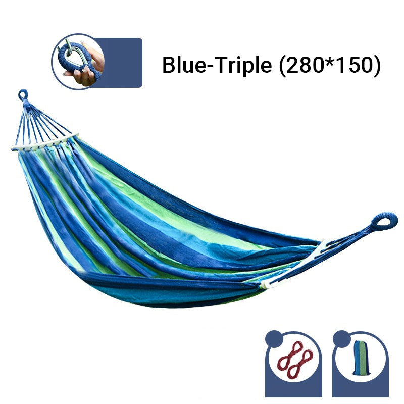 ✨LIMITED SALE 50% OFF✨Reinforced & Multi-Person Striped Hammock