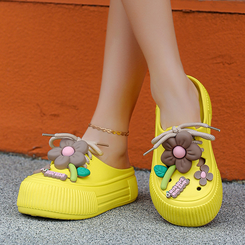 💖2025 HOT SALE 49% OFF🌈Women’s Breathable Slippers with Flower Decoration🌴