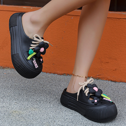 💖2025 HOT SALE 49% OFF🌈Women’s Breathable Slippers with Flower Decoration🌴