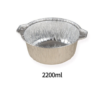 Large capacity picnic tin foil pot with lid (reusable)